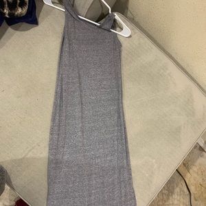 H&M long grey dress